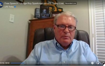 Free Speech – Judge Roy Sparkman on LIFE Today Live